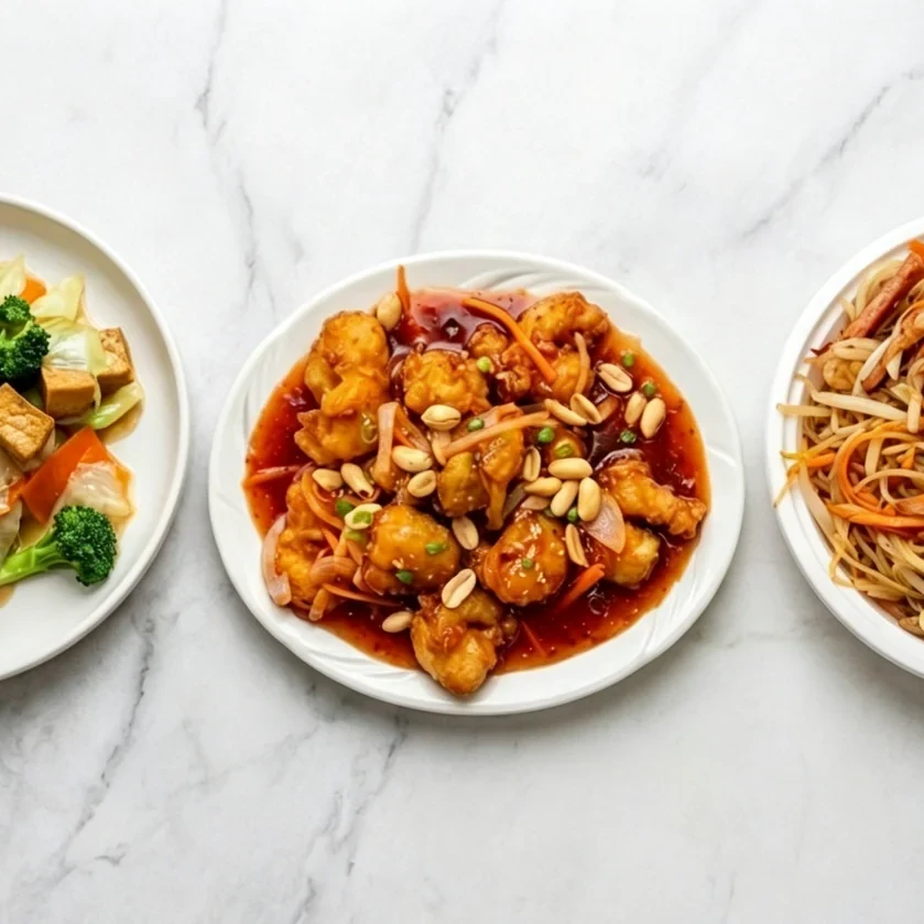Wok House Restaurant's Chinese dishes - Canadian-Chinese food in Winnipeg